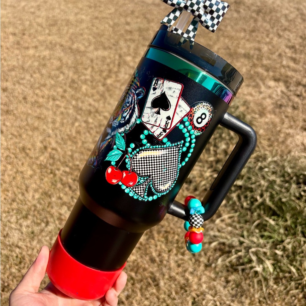 40oz stainless steel Fierce tiger Travel Mug
